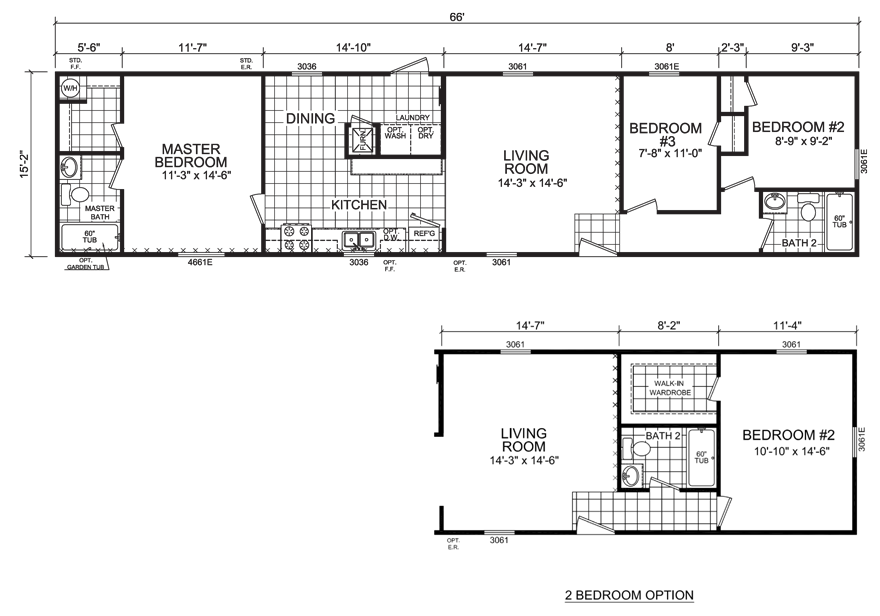 manufactured homes floor plans